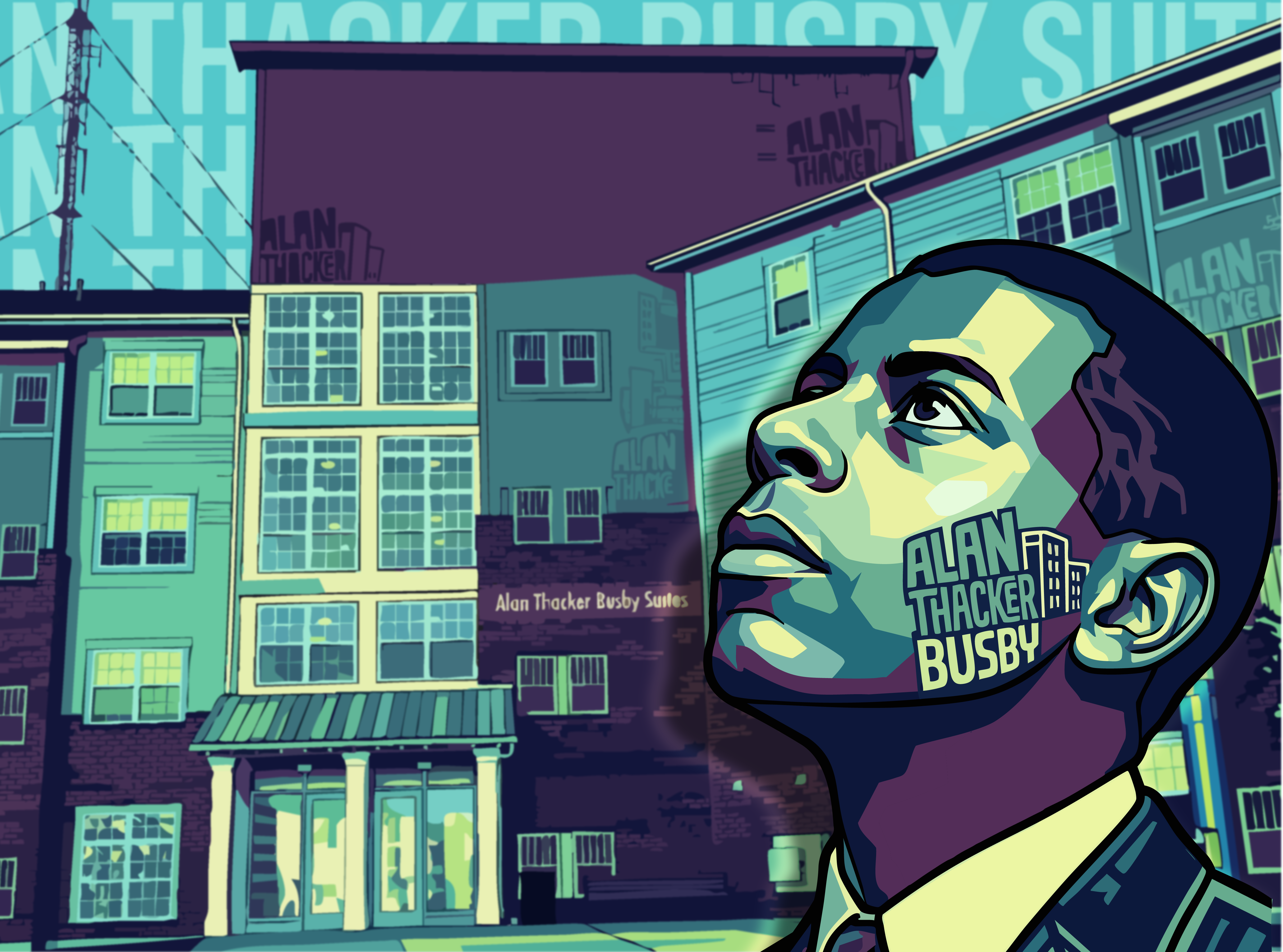 Busby Secondary Mural Design